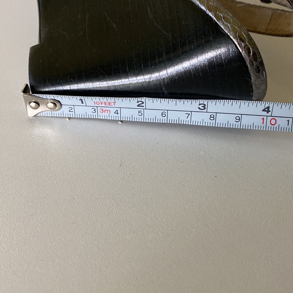 Michael Kors Stacked Wedge Heel Peek-a-Boo Toe Sandals - Picture 12 of 14